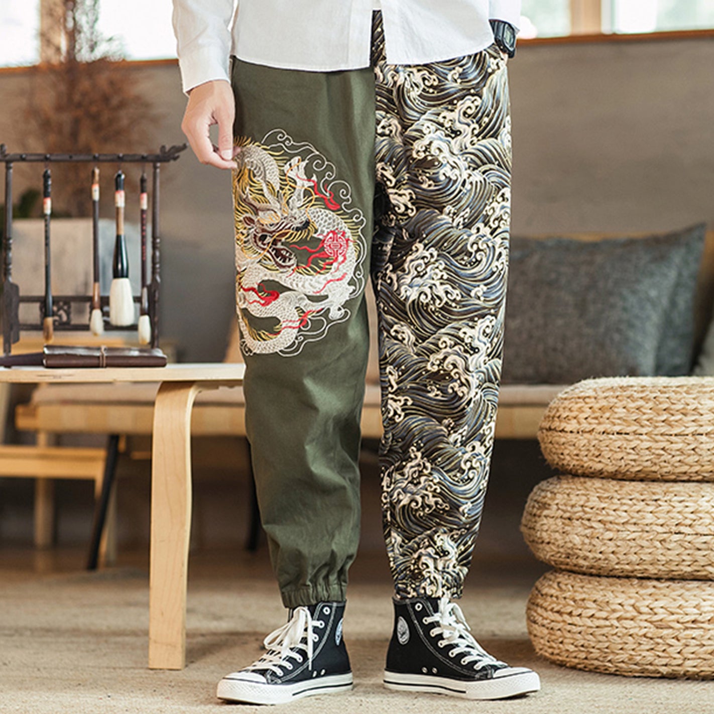 Water Dragon Mizuchi Ryujin Joggers