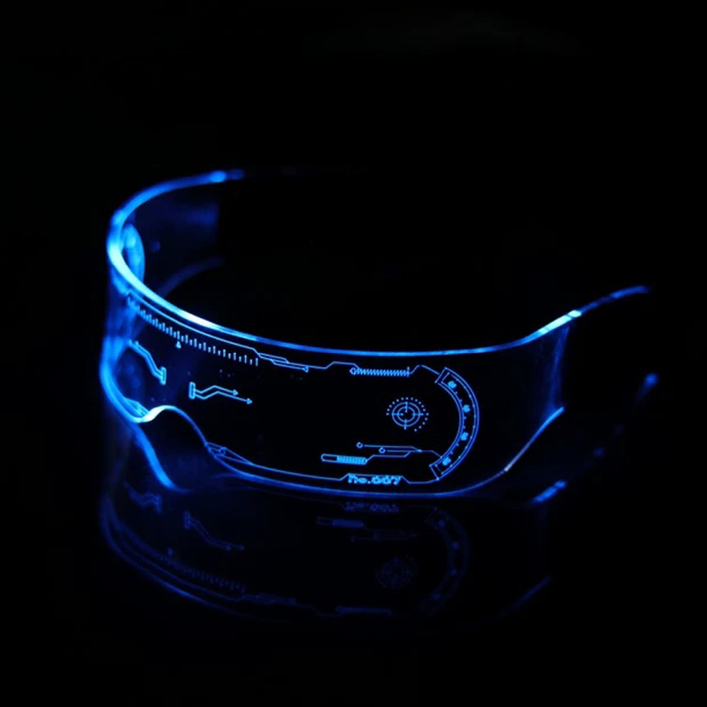 LED Cyberpunk Tactical Visor