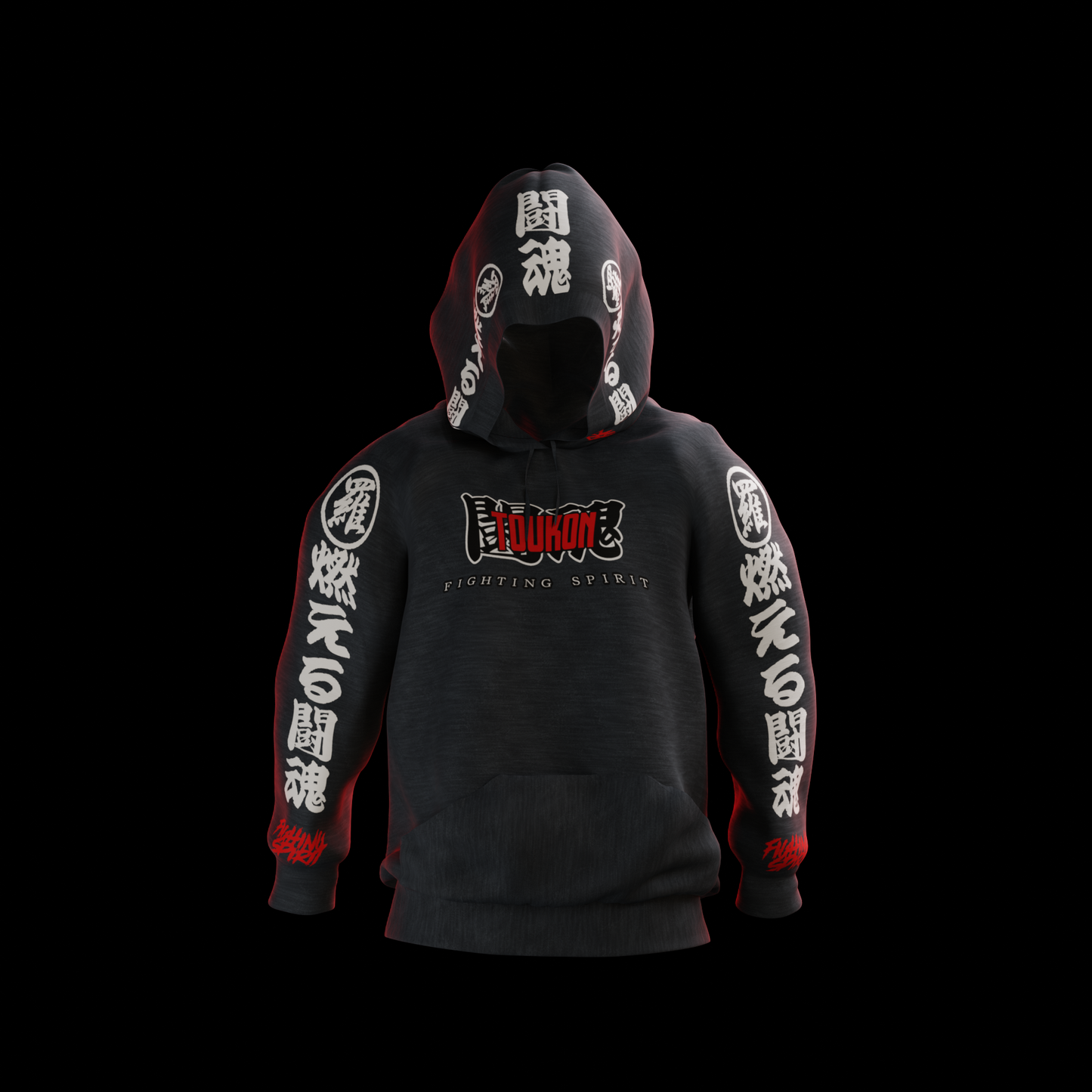Toukon Fighting Spirit Dragon Hoodie