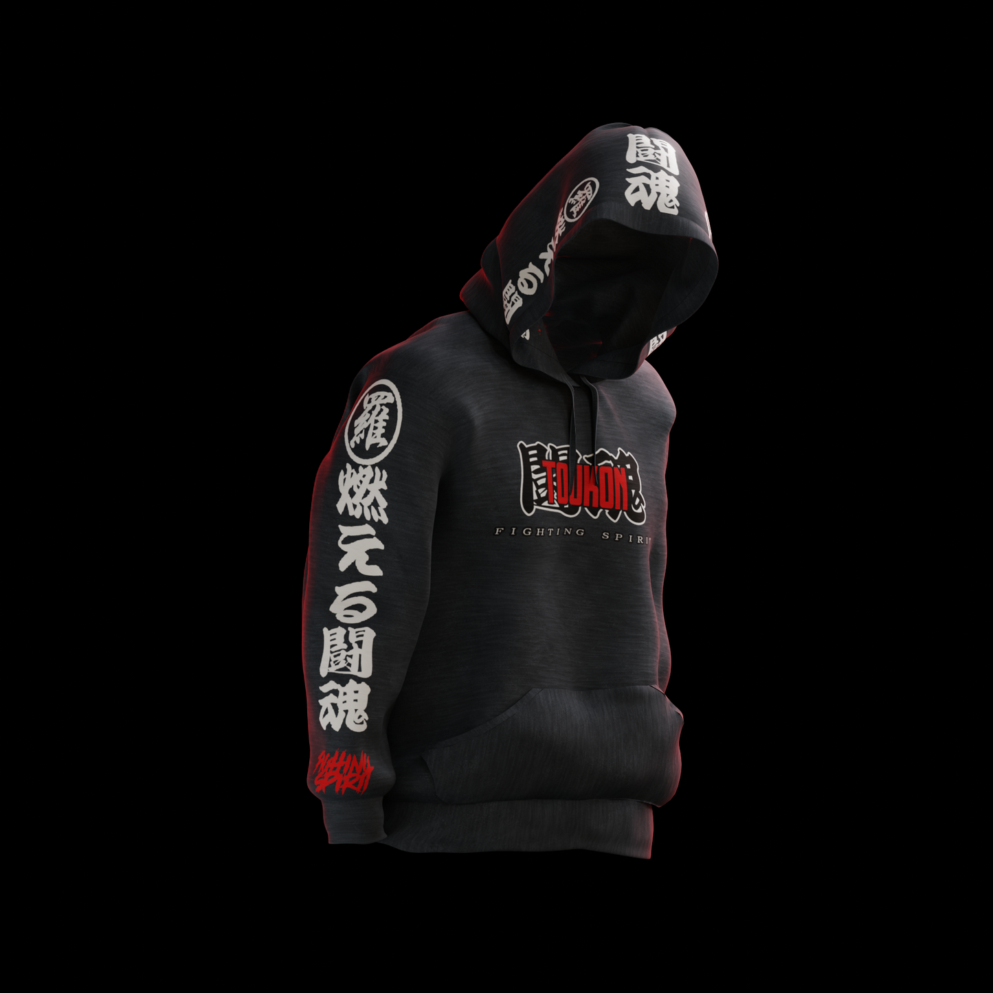 Toukon Fighting Spirit Dragon Hoodie