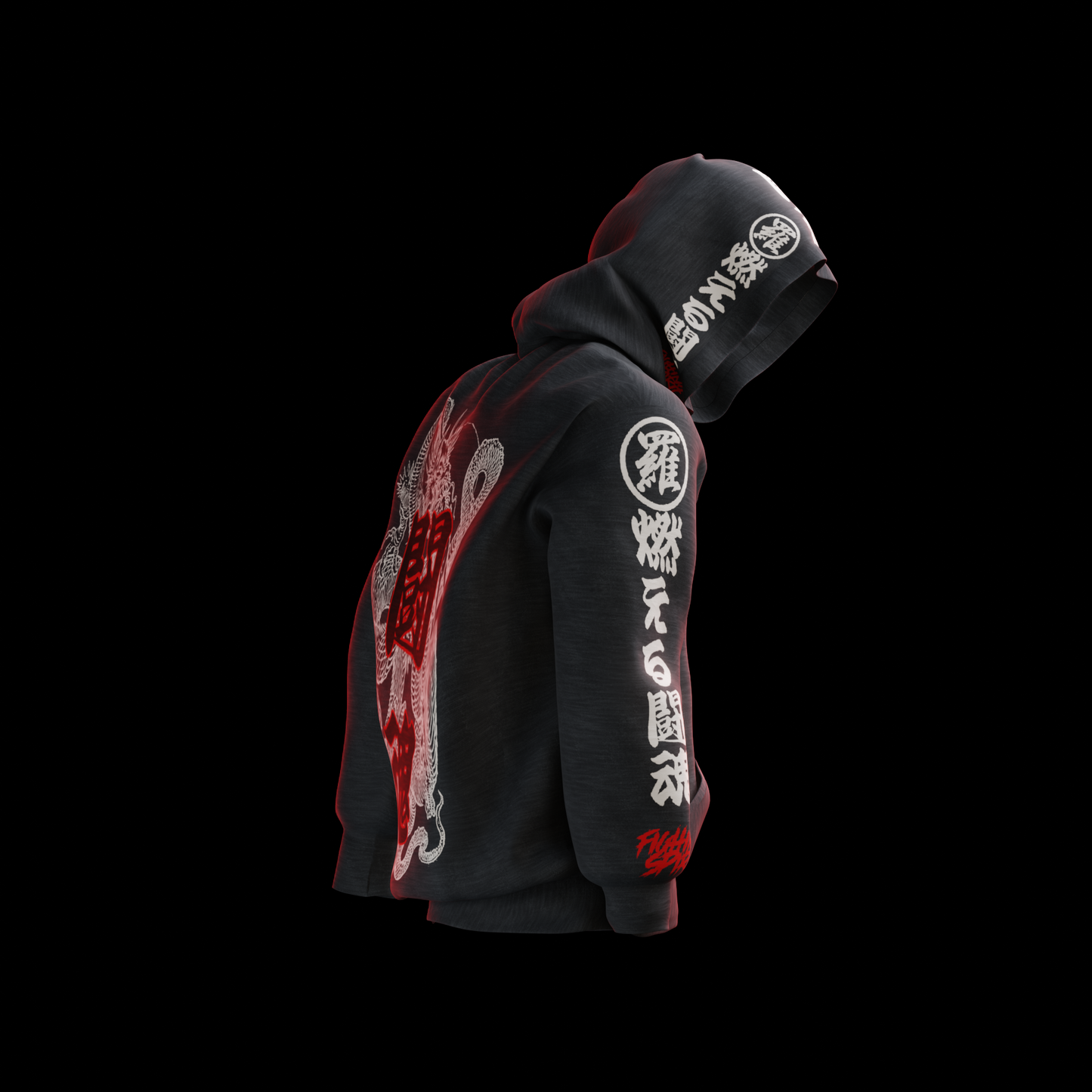 Toukon Fighting Spirit Dragon Hoodie