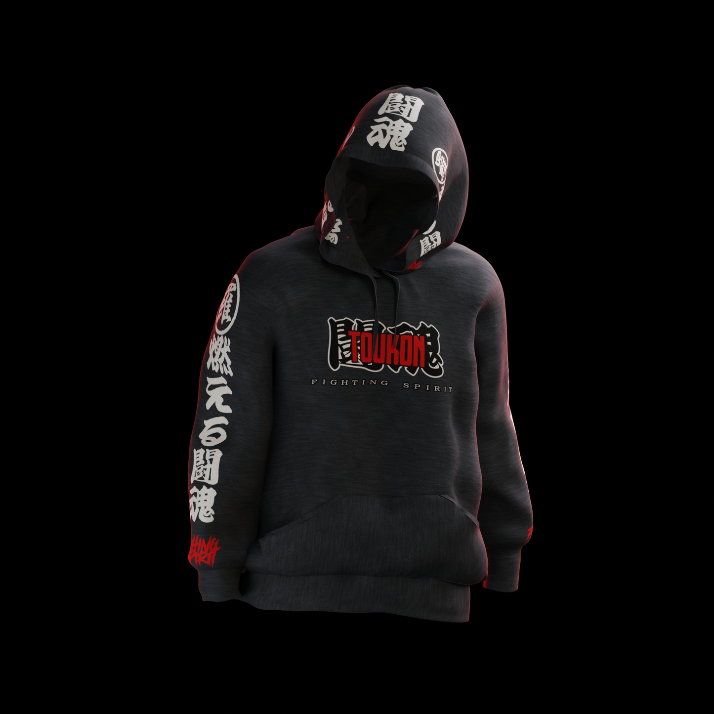 Toukon Fighting Spirit Dragon Hoodie
