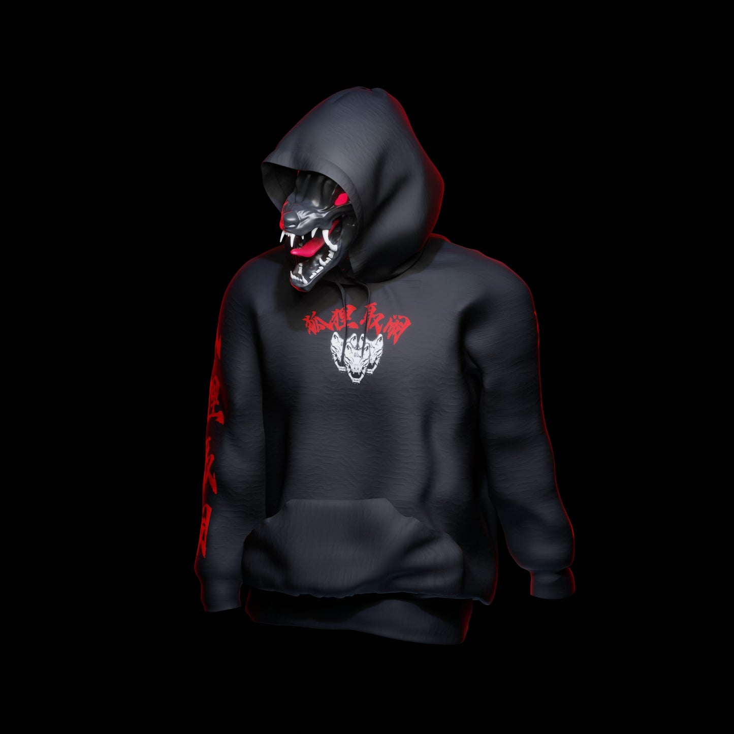 Kitsune Rage Hoodie
