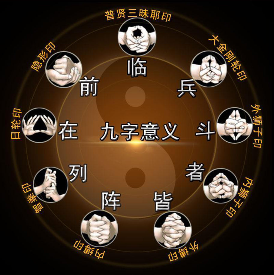 KUJI-KIRI - 9 Ninja Power Symbol Ring