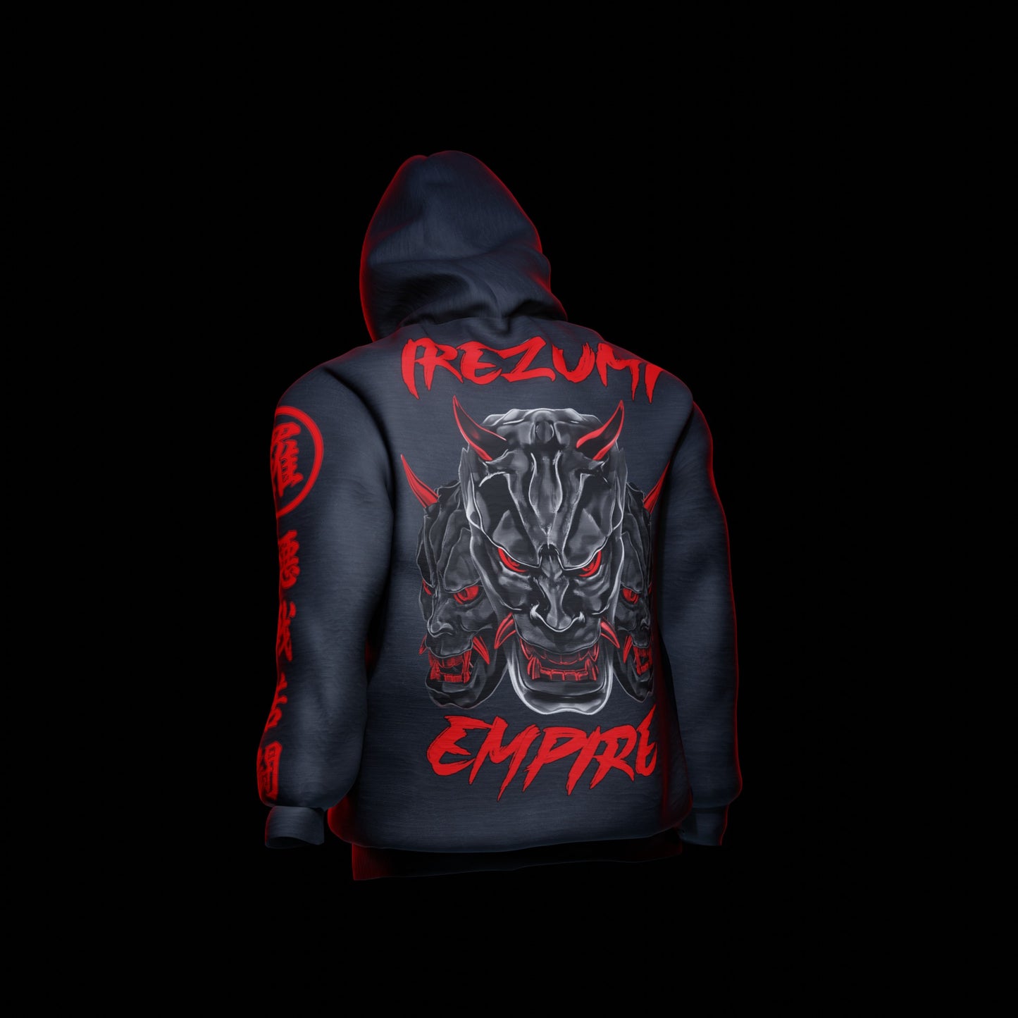Dark Rage 3 Hannya Pullover Hoodie