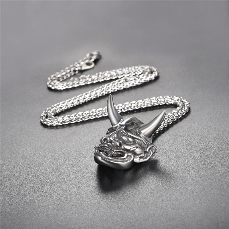 Hannya Mask Chain Necklace