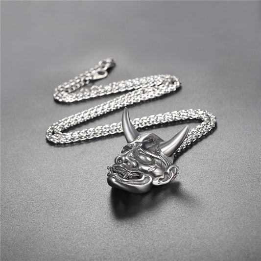 Hannya Mask Chain Necklace