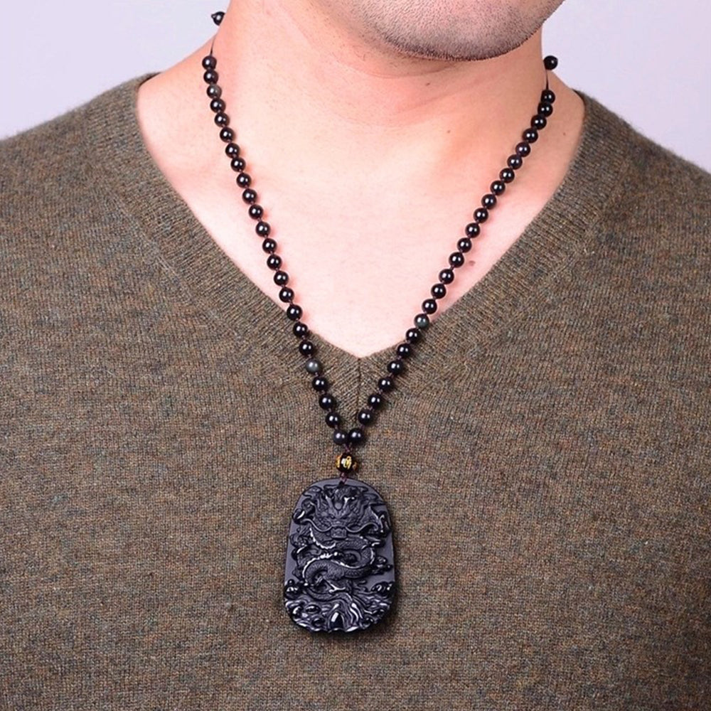 Shenron Black Dragon Pendant