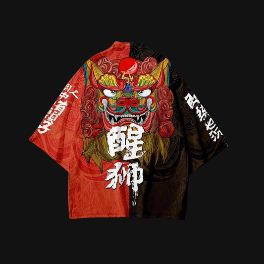 Dual Guardian Kimono Shirt