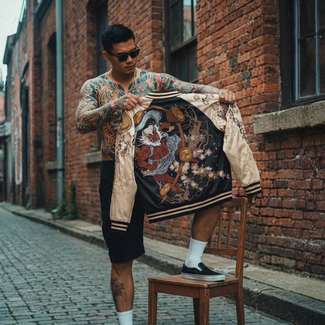 Raijin Thunder God Bomber Jacket