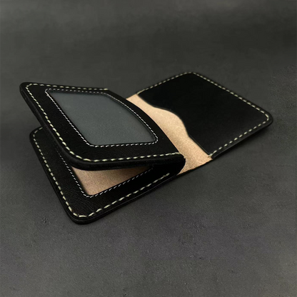 InkedHide™ Handcrafted Komainu Card Holder