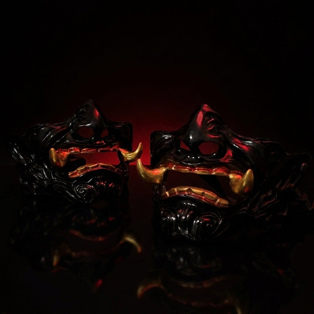Shadow Oni Half Mask