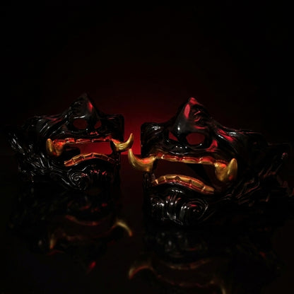 Shadow Oni Half Mask