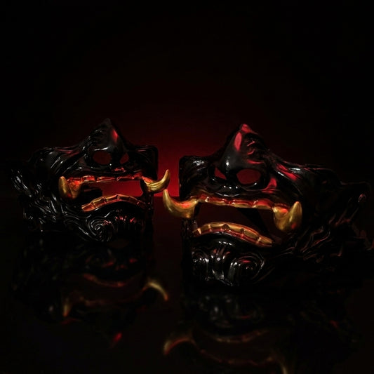 Shadow Oni Half Mask