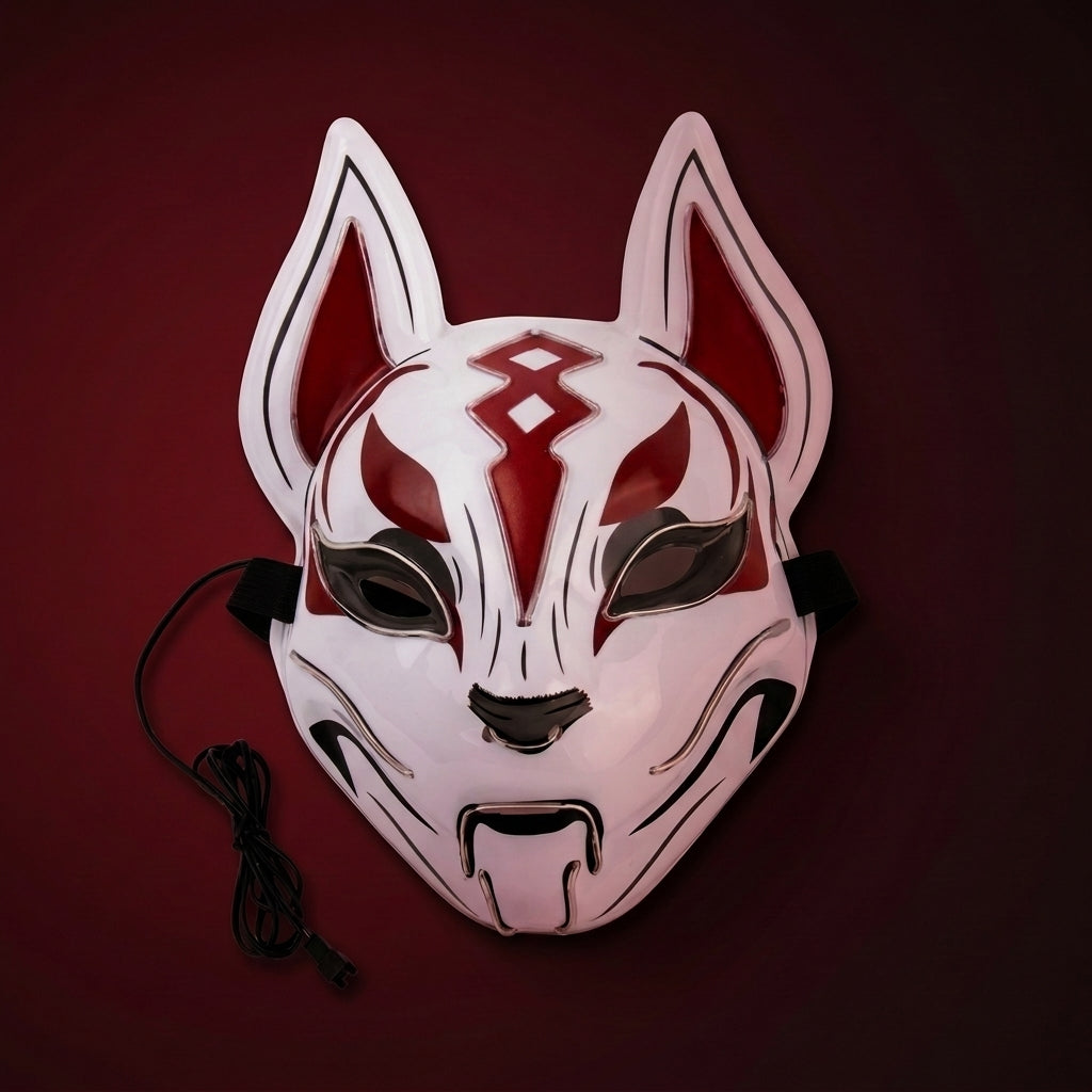 Cyberpunk Kitsune Mask