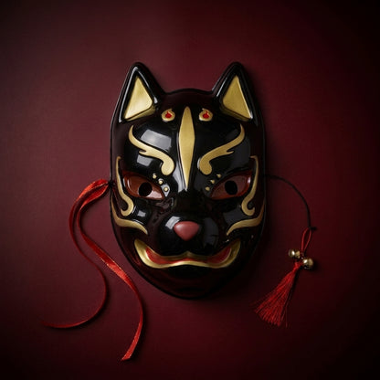 Neon Kitsune Mask