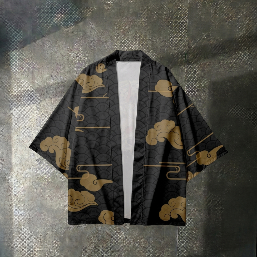 Black Hannya Street Kimono