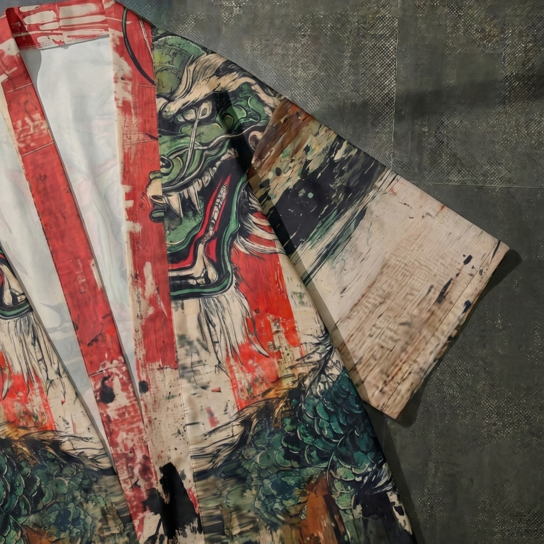 Ink Dragon Street Kimono