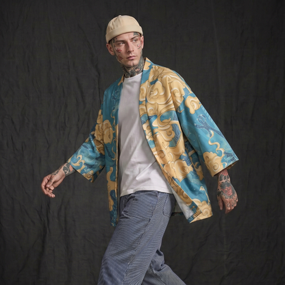 Azure Dragon Street Kimono