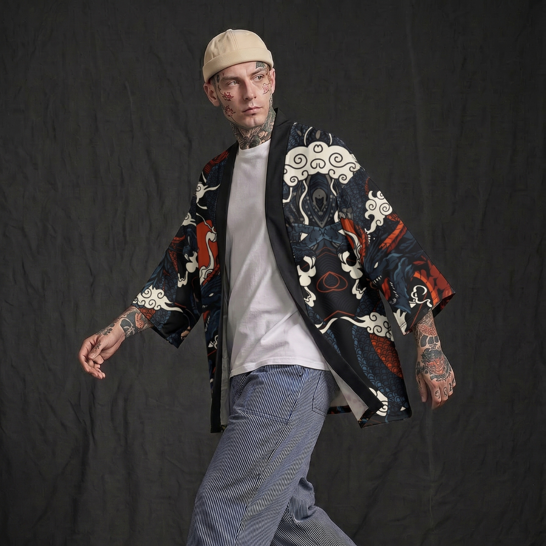 Storm Dragon Street Kimono