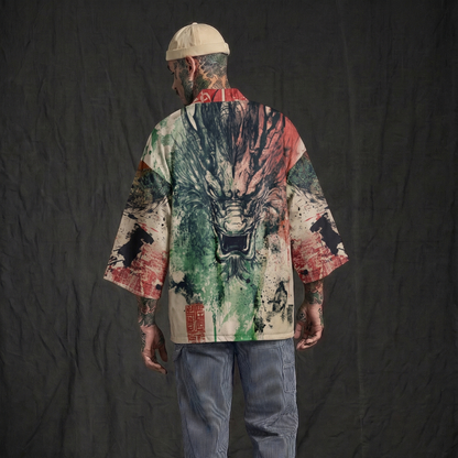 Ink Dragon Street Kimono