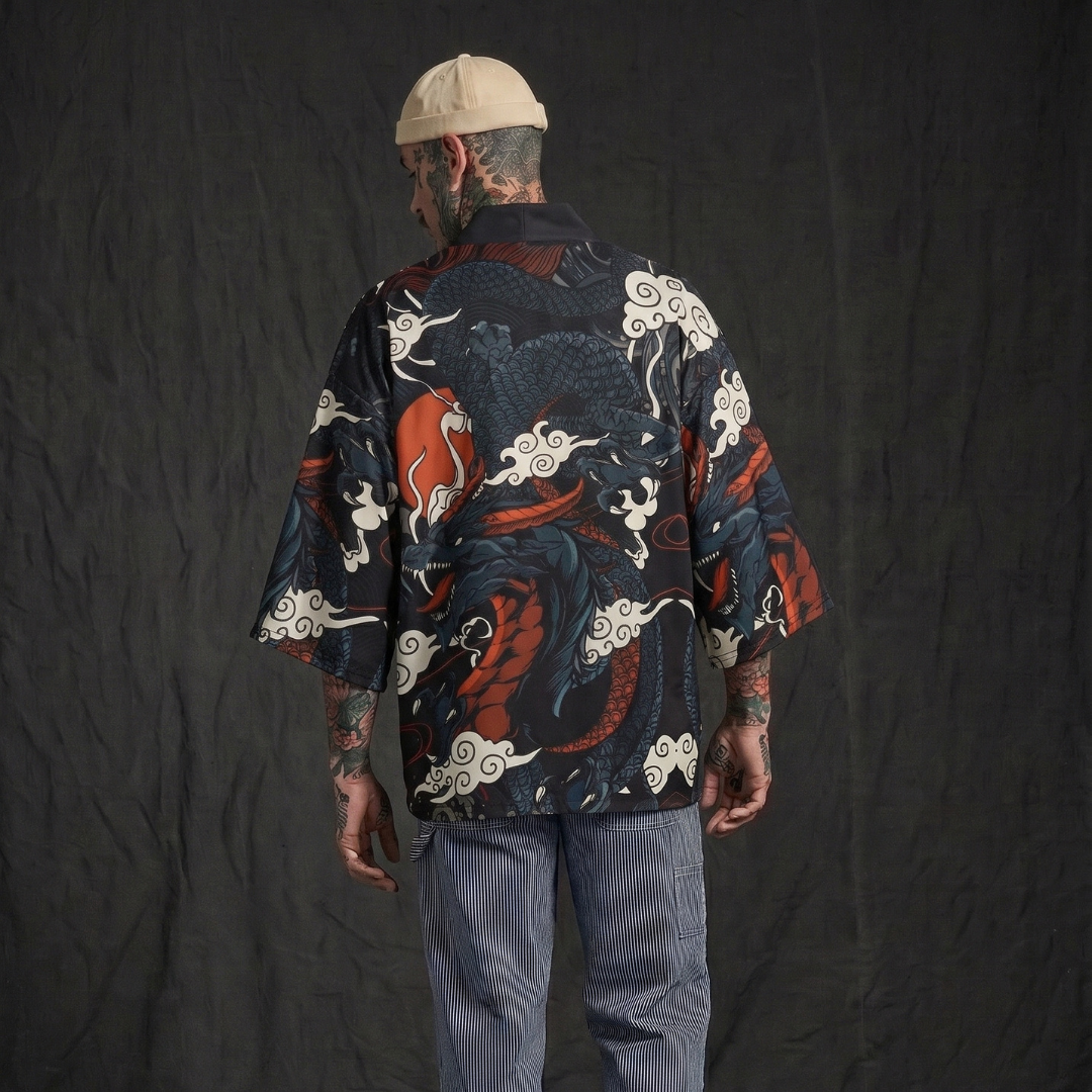 Storm Dragon Street Kimono