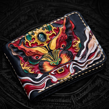 Hundred Ghosts™ Irezumi Japanese Leather Cardholder