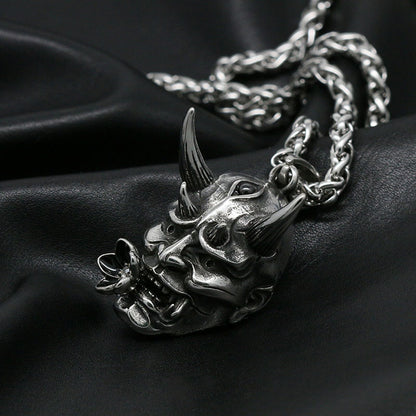 Kage™ | Sakura Hannya Mask Pendant Necklace
