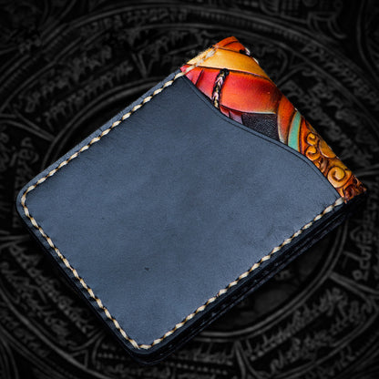 Hundred Ghosts™ Irezumi Japanese Leather Cardholder