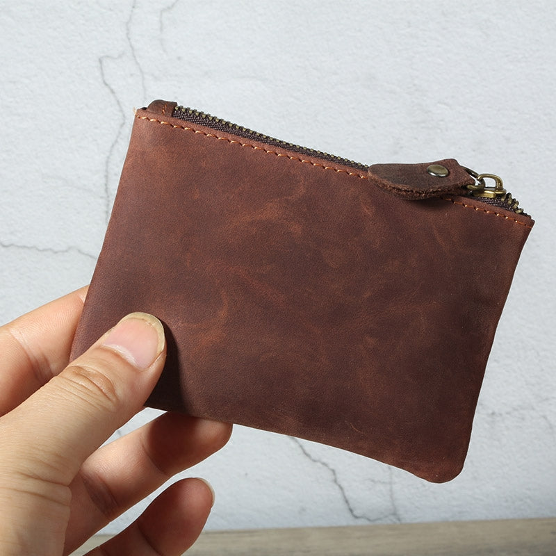 Guardian Seal™ Japanese Leather Coin Bag