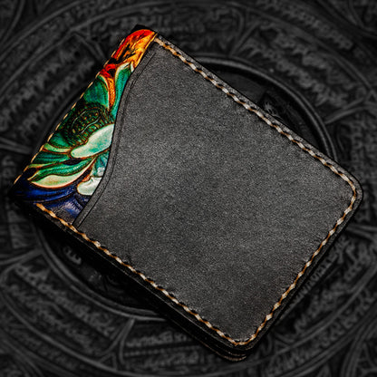 Hundred Ghosts™ Irezumi Japanese Leather Cardholder