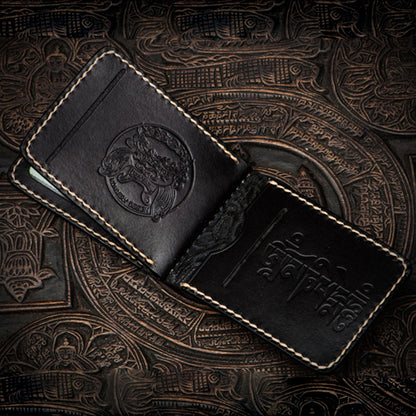 Hundred Ghosts™ Irezumi Japanese Leather Cardholder
