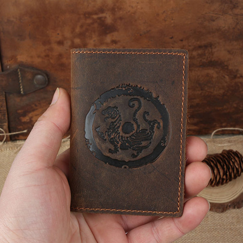 Guardian Seal™ Bi-Fold Leather Card Holder (40% OFF)