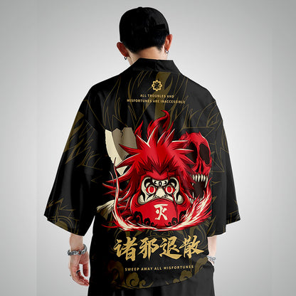 Daruma Warrior Kimono Shirt