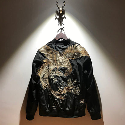 Phoenix Sakura Sukajan Bomber Jacket