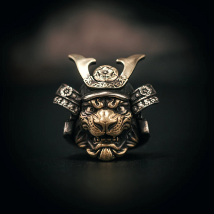 Starving Skeleton™ Samurai Tiger EDC Bead Pendant
