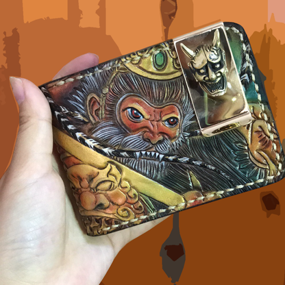 Hundred Ghosts™ Irezumi Japanese Leather Cardholder