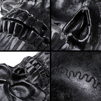 Hundred Ghosts™ Black Starving Skeleton Backpack