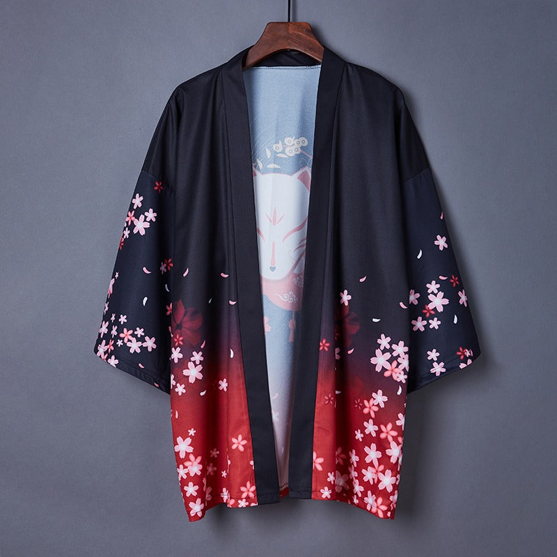 Kitsune Free Size Kimono Shirt