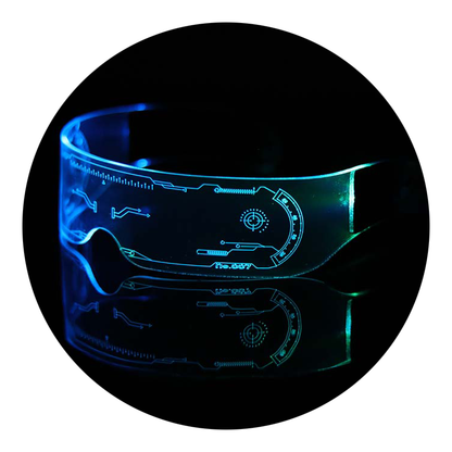 LED Cyberpunk Tactical Visor