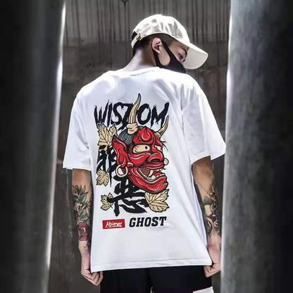 Evil Red Hannya Mask Shirt