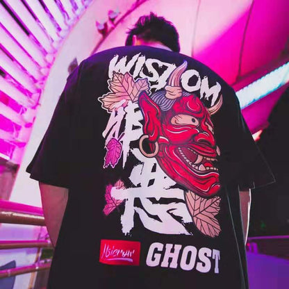 Evil Red Hannya Mask Shirt