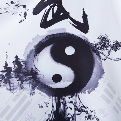 Yin & Yang Free Size Kimono Shirt