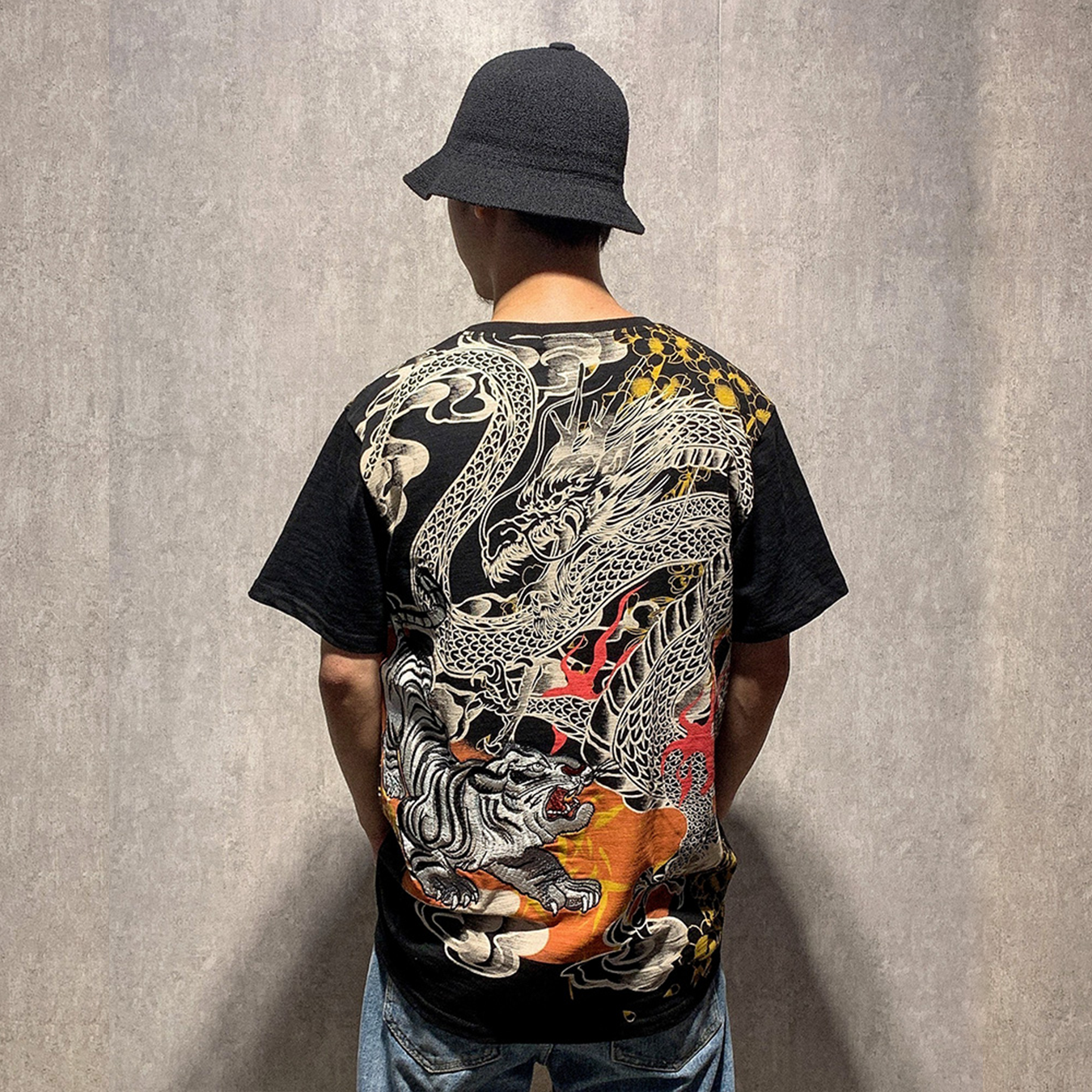 Dragon Tora Tiger Unisex Shirt - Asian Style Clothing