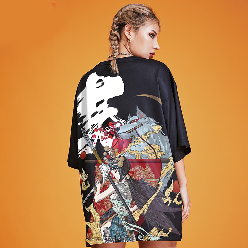 Inari Geisha Warrior Loose Shirt