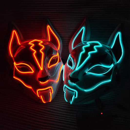 Cyberpunk Kitsune Mask
