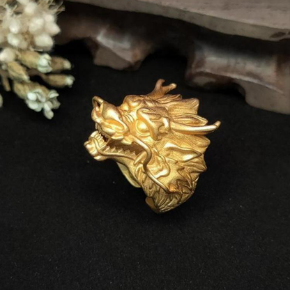 OniBand™ Fierce Dragon Head Adjustable Ring