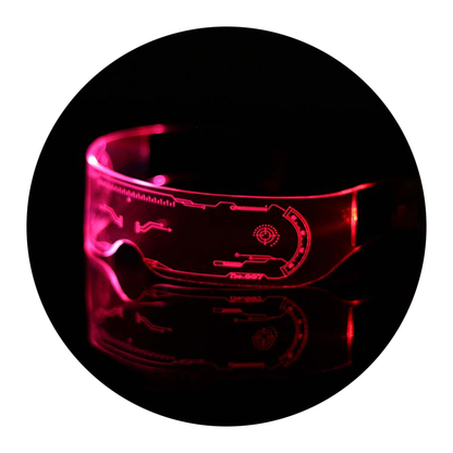 LED Cyberpunk Tactical Visor