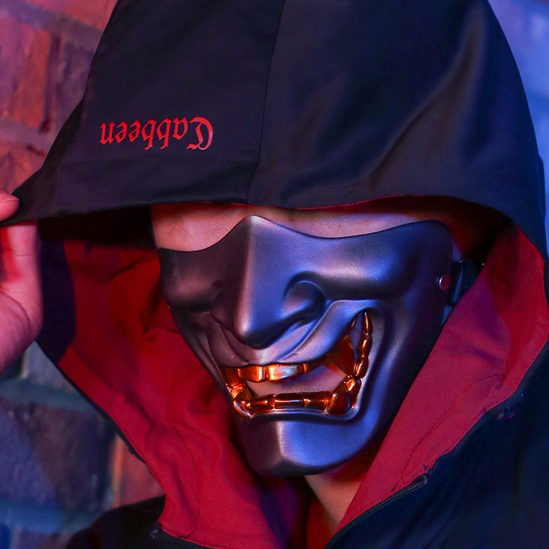 Demon Samurai Half Mask