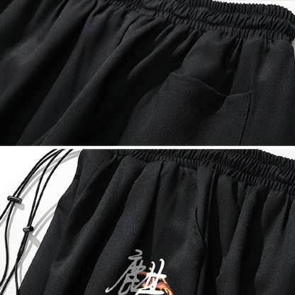 Flaming Ryujin Loose Sweatpants